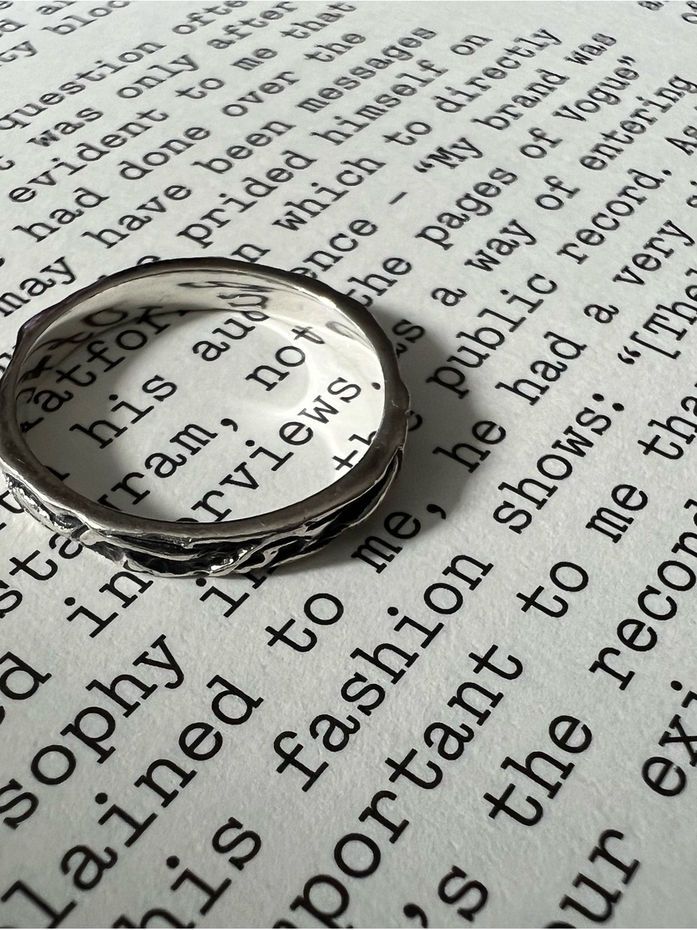 SHABLOOL Thin Band 925 Sterling Silver Ring